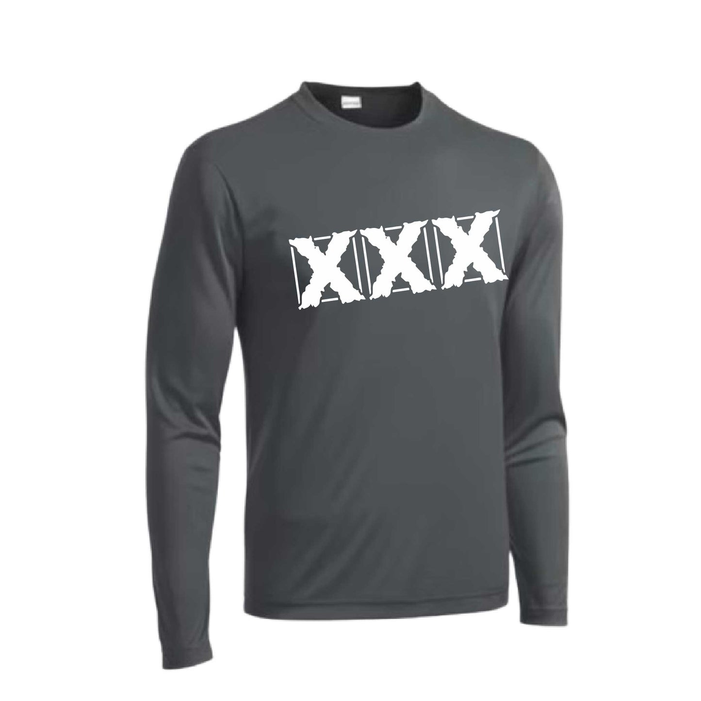 3 Strikes | Men's Long Sleeve Athletic Baseball Performance T-Shirt | 100% Polyester