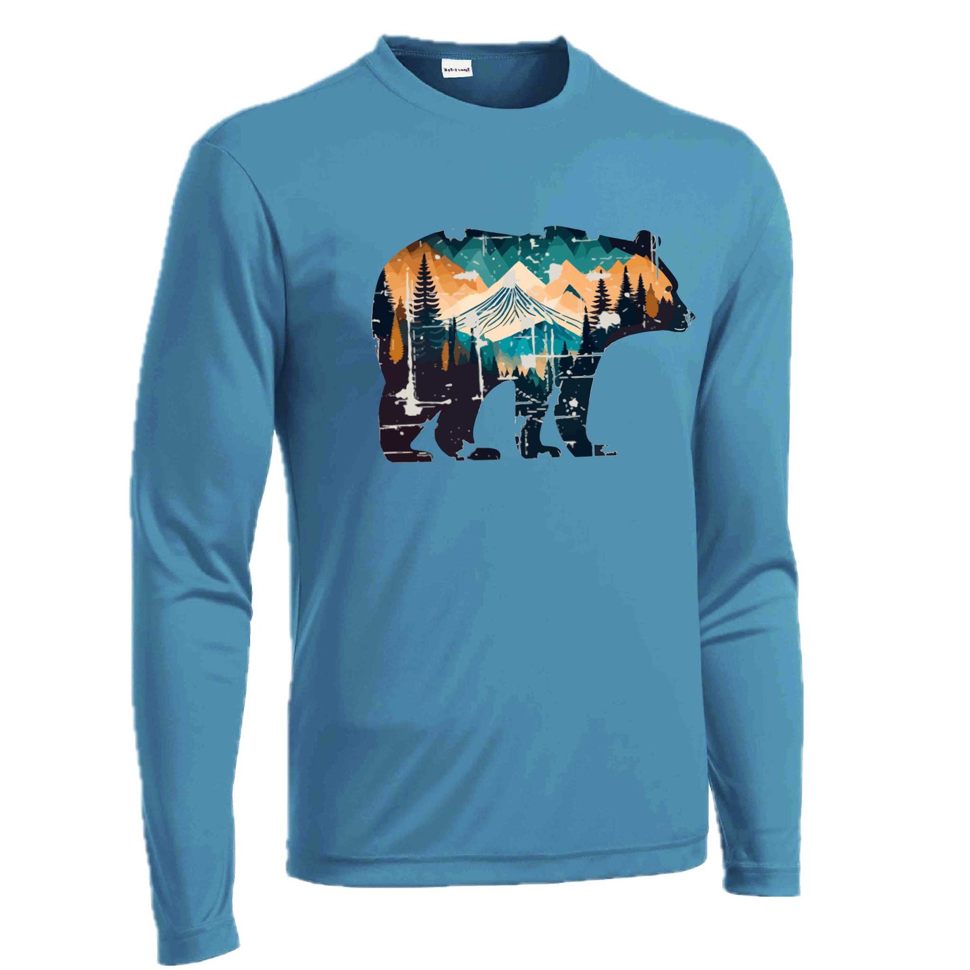 Bear Mountain | Men's Long Sleeve Camping Shirt | 100% Polyester