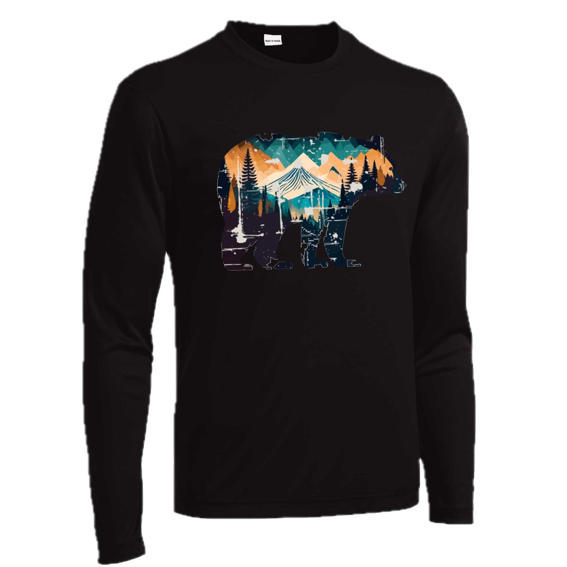 Bear Mountain | Men's Long Sleeve Camping Shirt | 100% Polyester