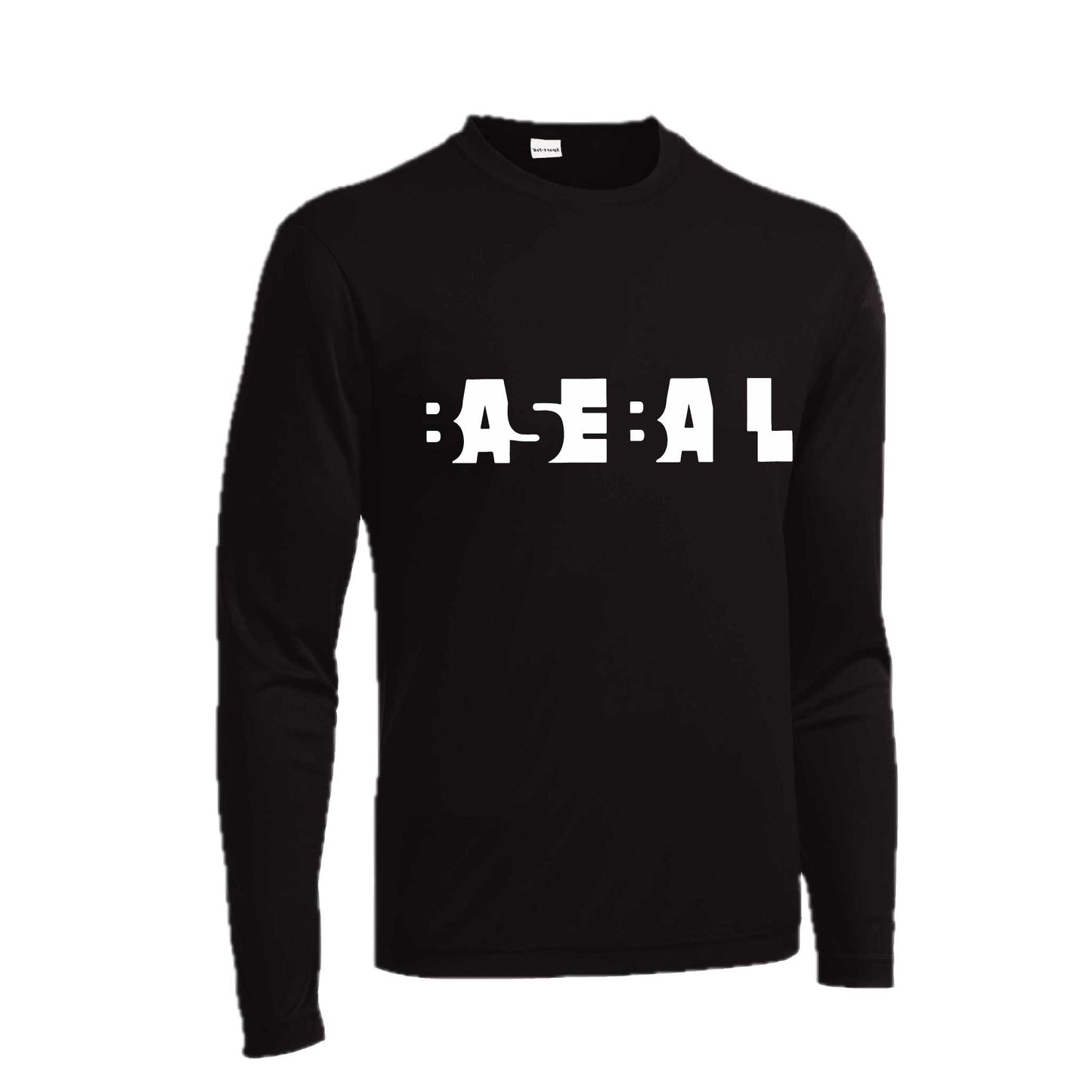 Change Up | Men's Long Sleeve Athletic Baseball Performance T-Shirt | 100% Polyester