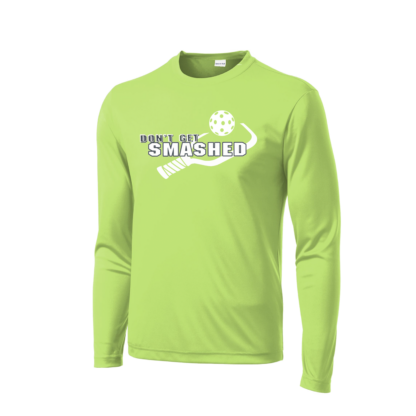 Stay comfortable and stylish with this breathable, lightweight Men's long sleeve shirt! PosiCharge technology ensures vivid colors and a well-maintained logo, setting you apart from the crowd. The removable tag and set-in sleeves are designed to keep you comfortable no matter where your day takes you.  Pickleball colors include purple, white or yellow. 