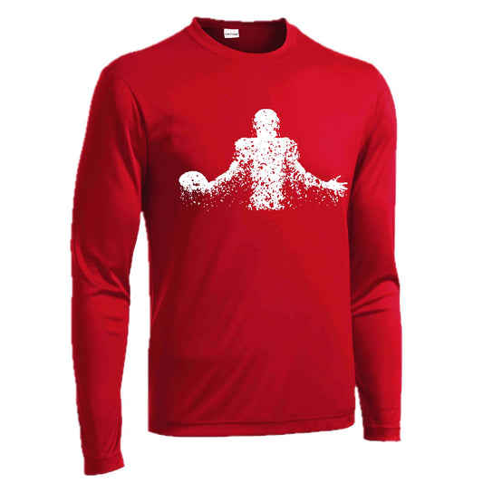 Coming Alive Football | Men's Long Sleeve Football Shirt | 100% Polyester