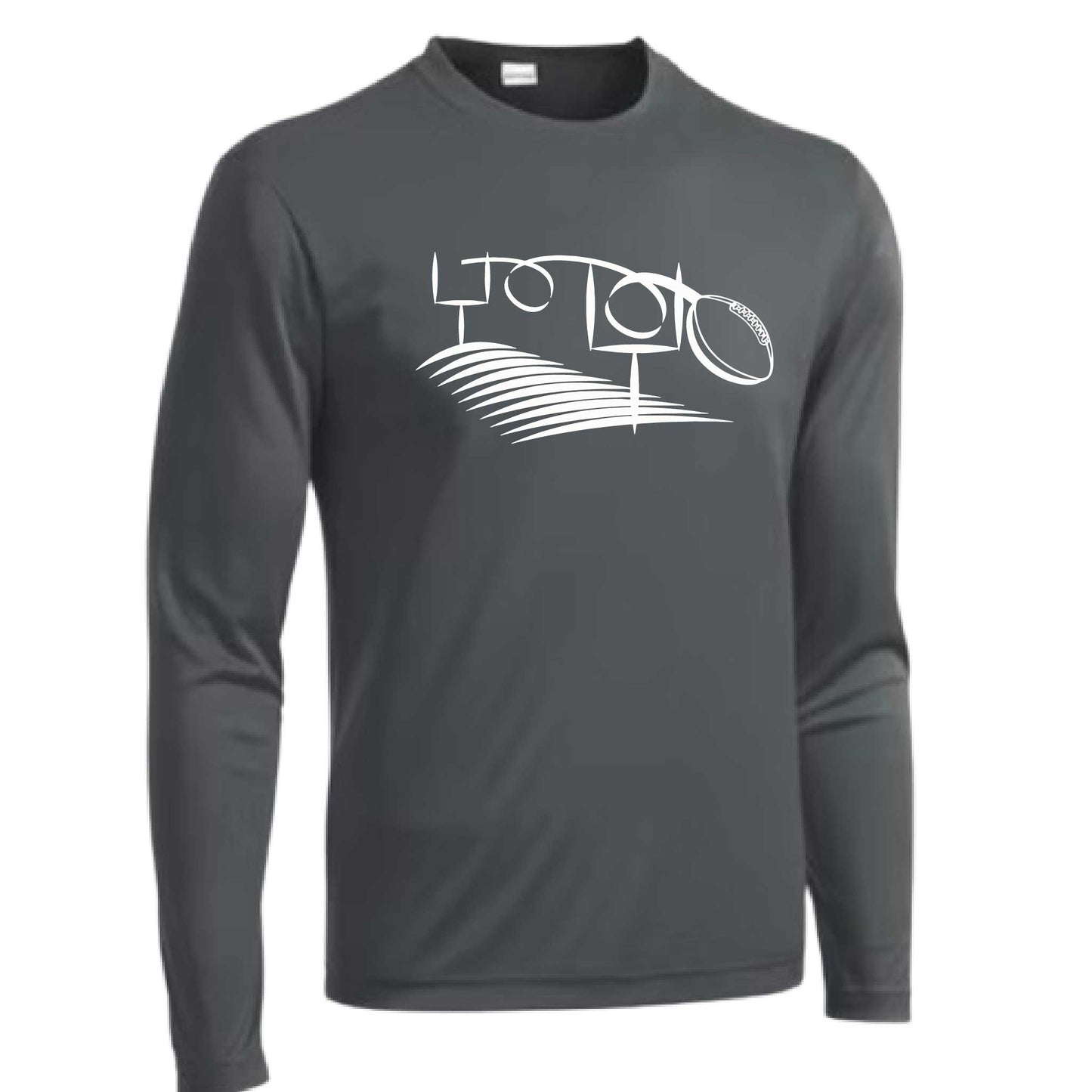Football Field Goal | Men's Long Sleeve Football Shirt | 100% Polyester