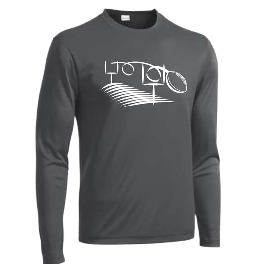 Football Field Goal | Men's Long Sleeve Football Shirt | 100% Polyester
