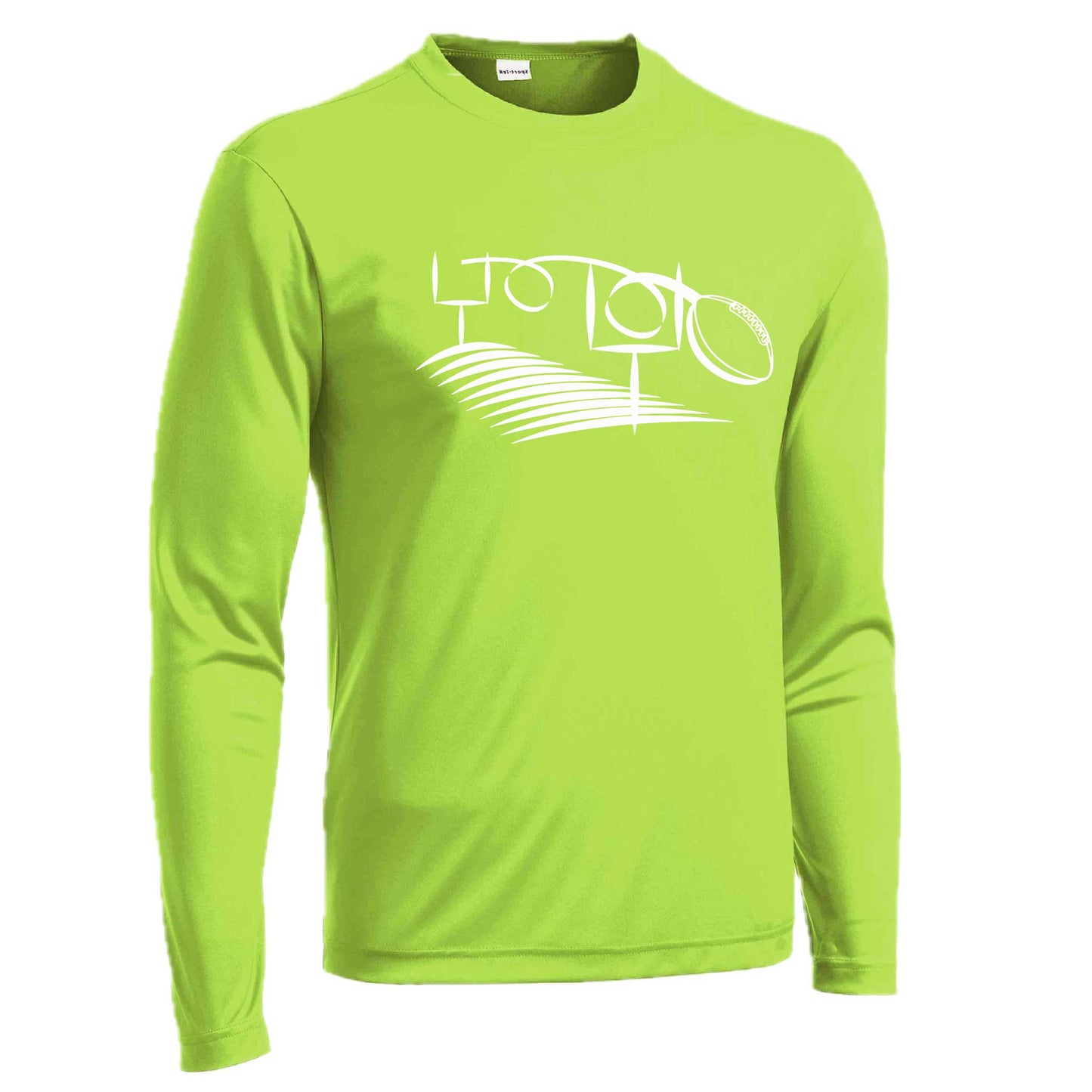 Football Field Goal | Men's Long Sleeve Football Shirt | 100% Polyester