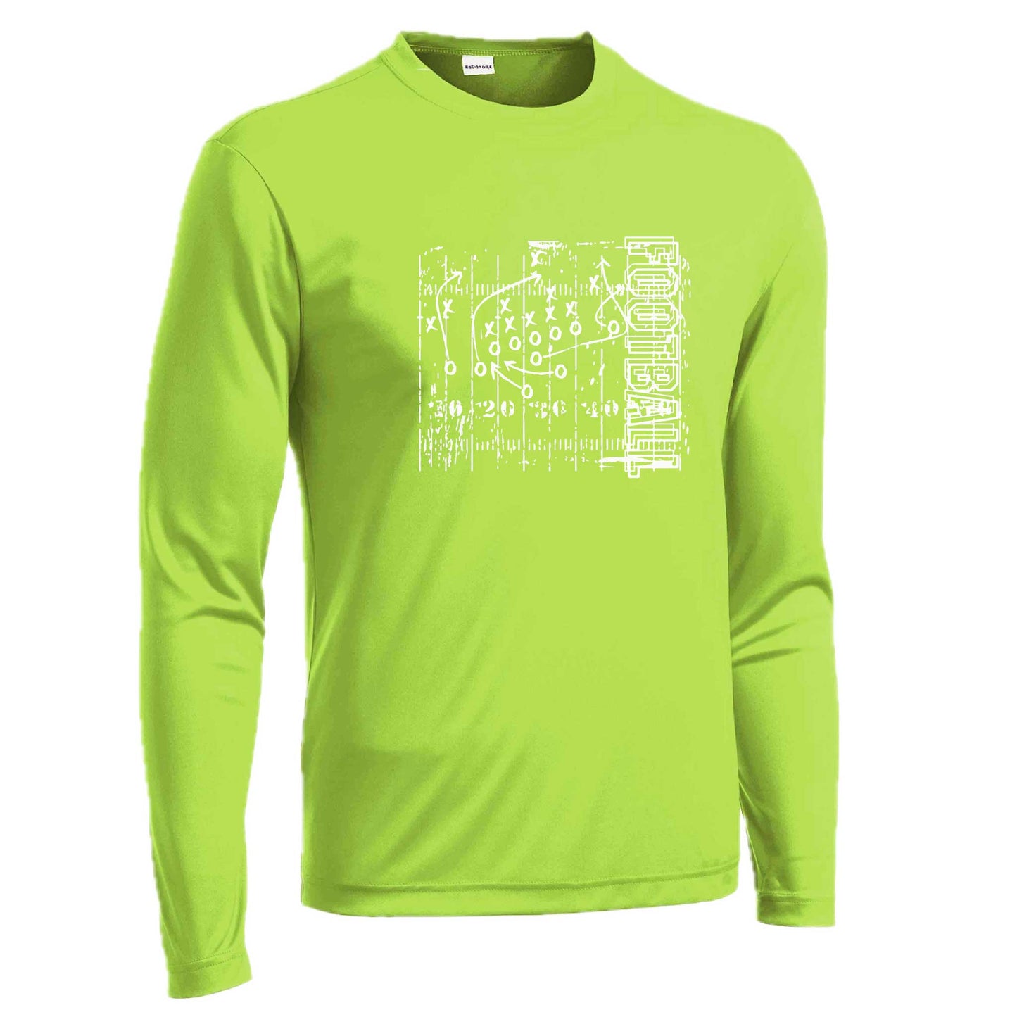 Football Field | Men's Long Sleeve Football Shirt | 100% Polyester