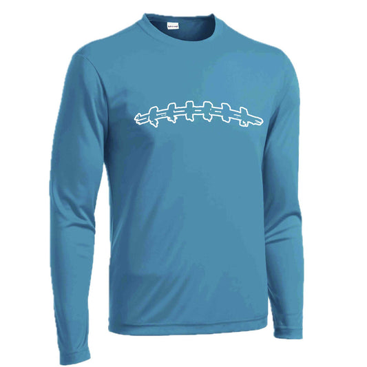 Football Laces | Men's Long Sleeve Football Shirt | 100% Polyester