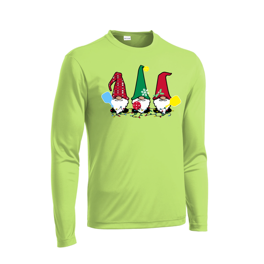 Christmas Gnomes | Men's Long Sleeve Athletic Shirt | 100% Polyester