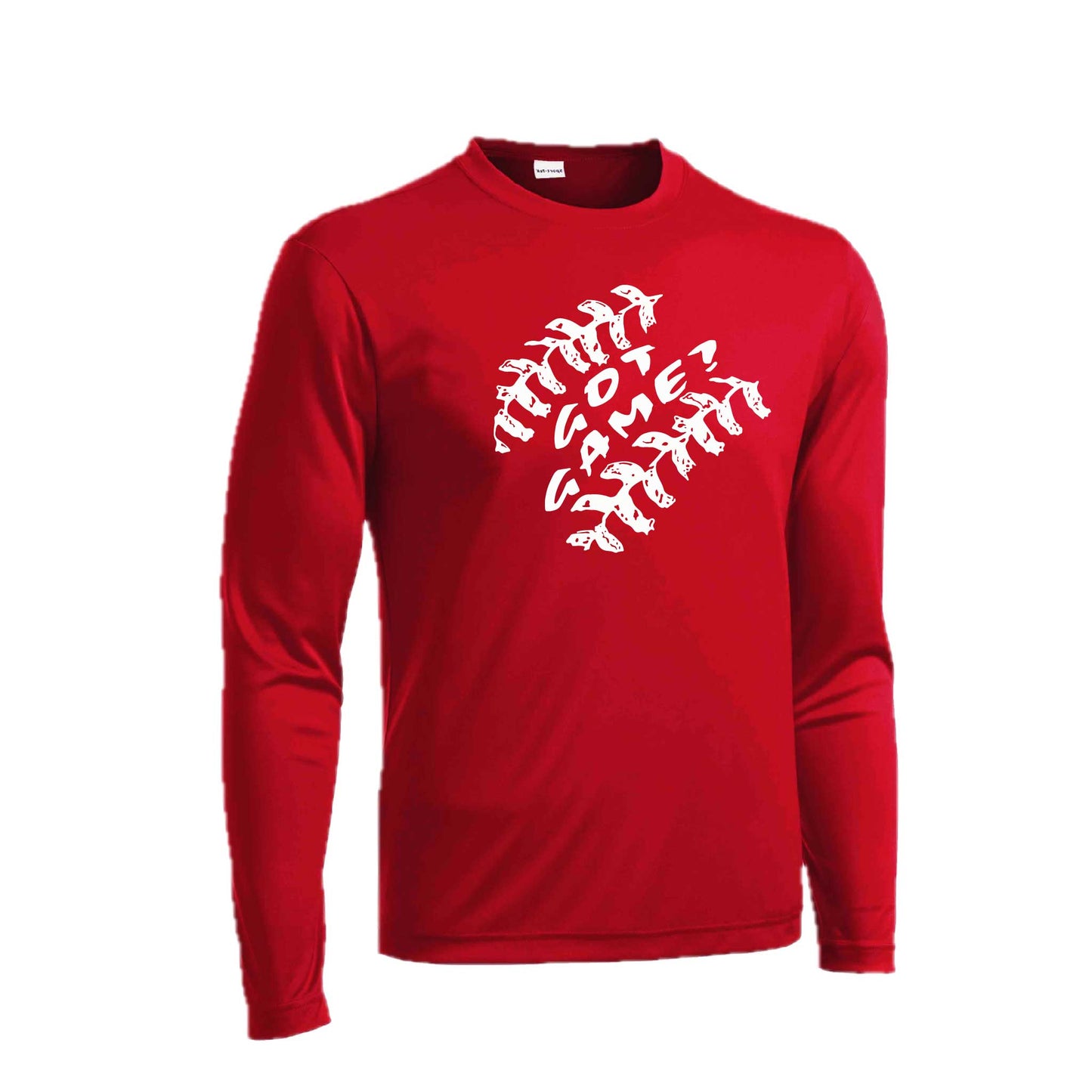 Got Game | Men's Long Sleeve Athletic Baseball Performance T-Shirt | 100% Polyester