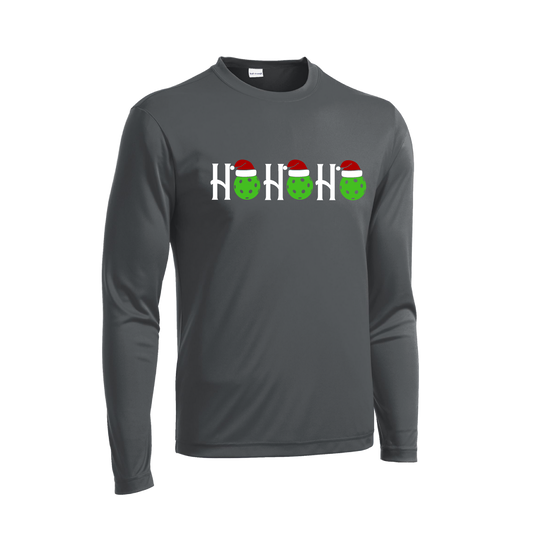 Ho Ho Ho | Men's Long Sleeve Athletic Shirt | 100% Polyester