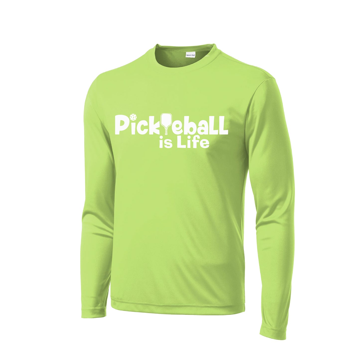 Pickleball Is Life | Men’s Long Sleeve Athletic Shirts | 100% Polyester