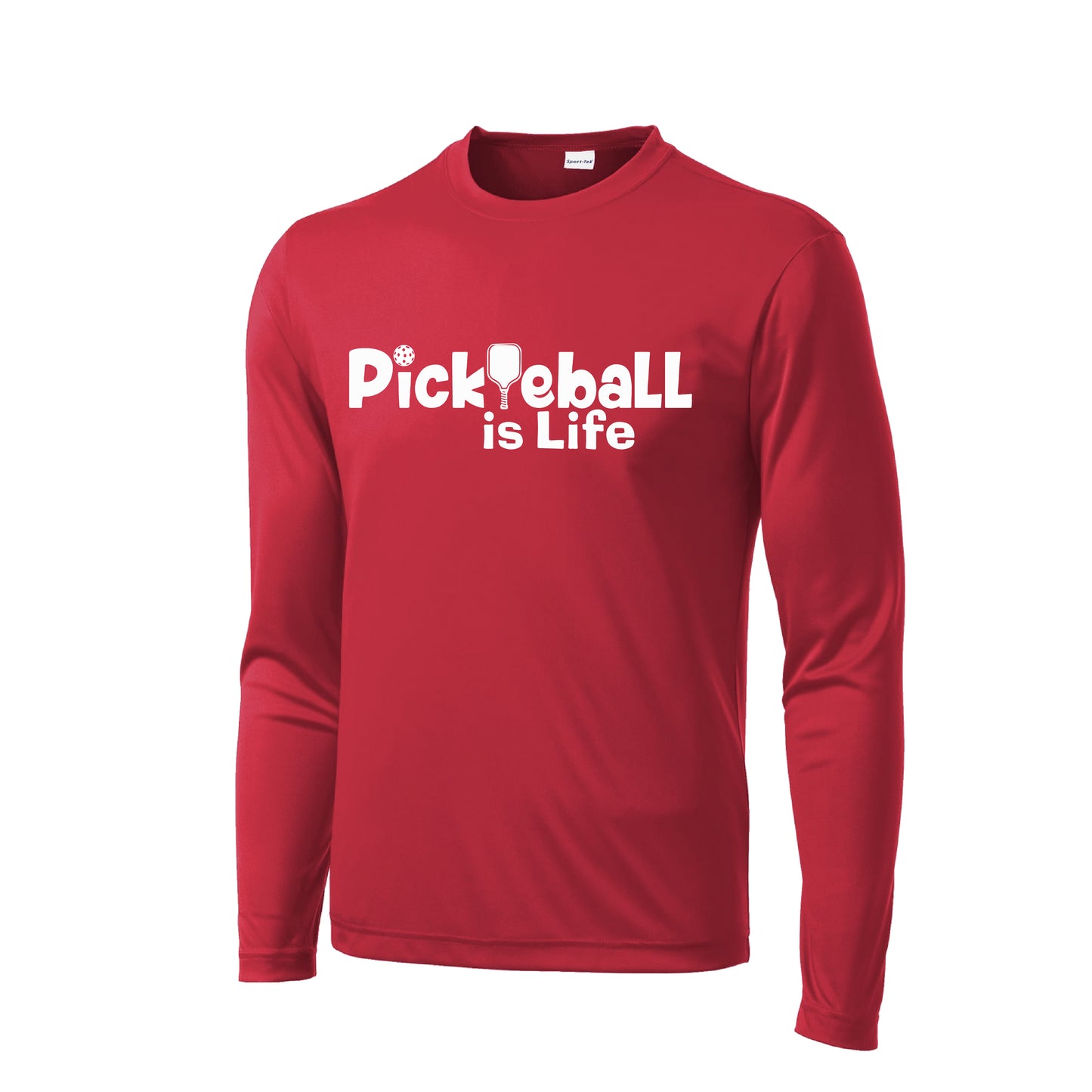 Pickleball Is Life | Men’s Long Sleeve Athletic Shirts | 100% Polyester