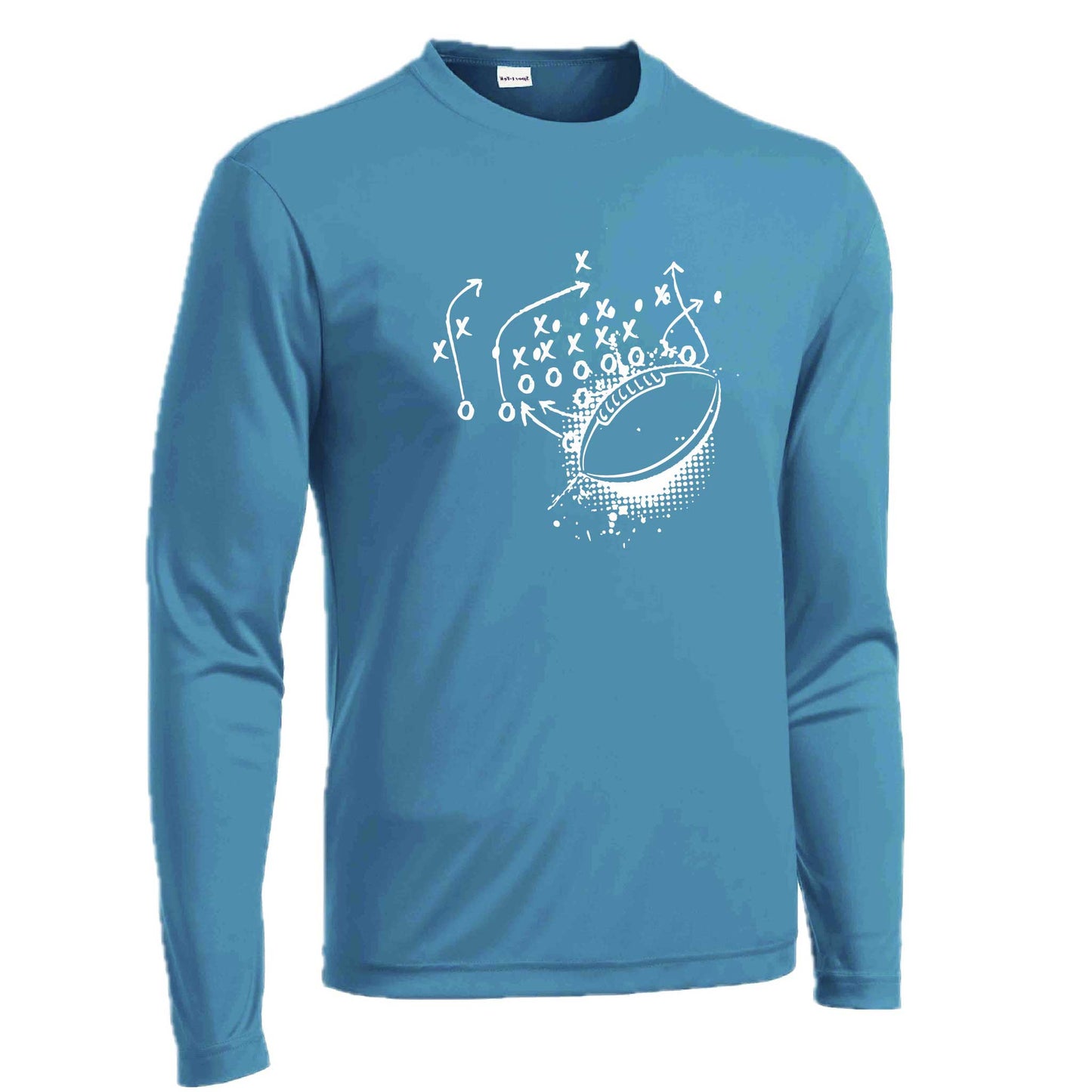 Football Playbook | Men's Long Sleeve Football Shirt | 100% Polyester