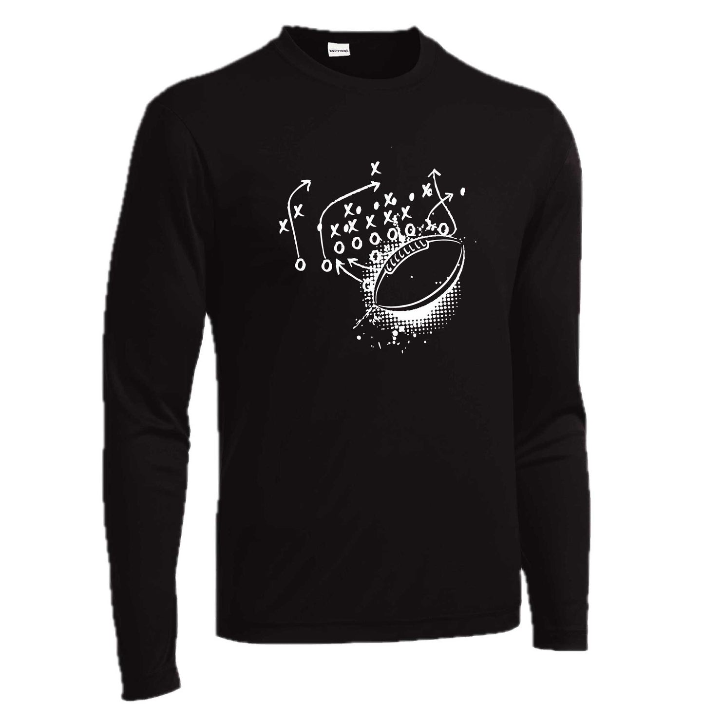 Football Playbook | Men's Long Sleeve Football Shirt | 100% Polyester