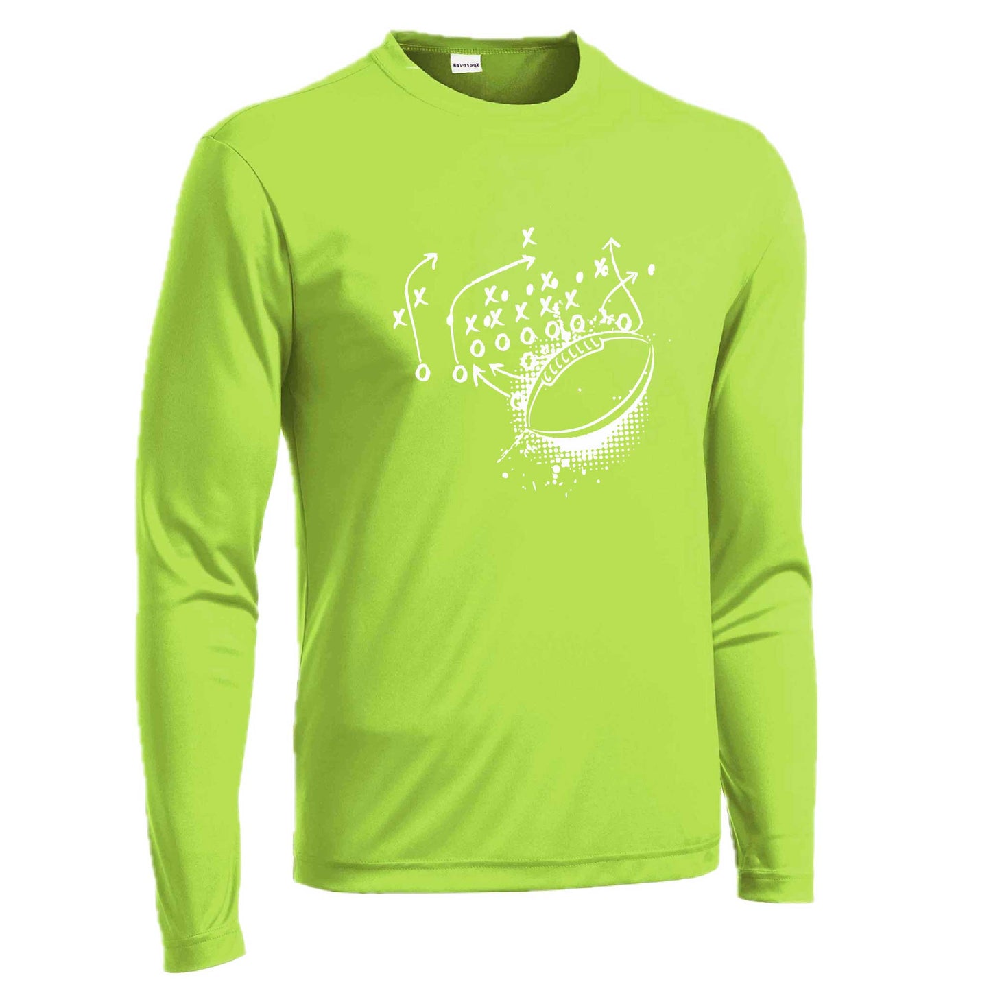 Football Playbook | Men's Long Sleeve Football Shirt | 100% Polyester