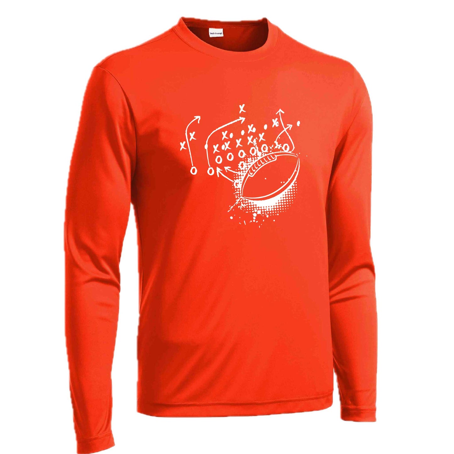 Football Playbook | Men's Long Sleeve Football Shirt | 100% Polyester