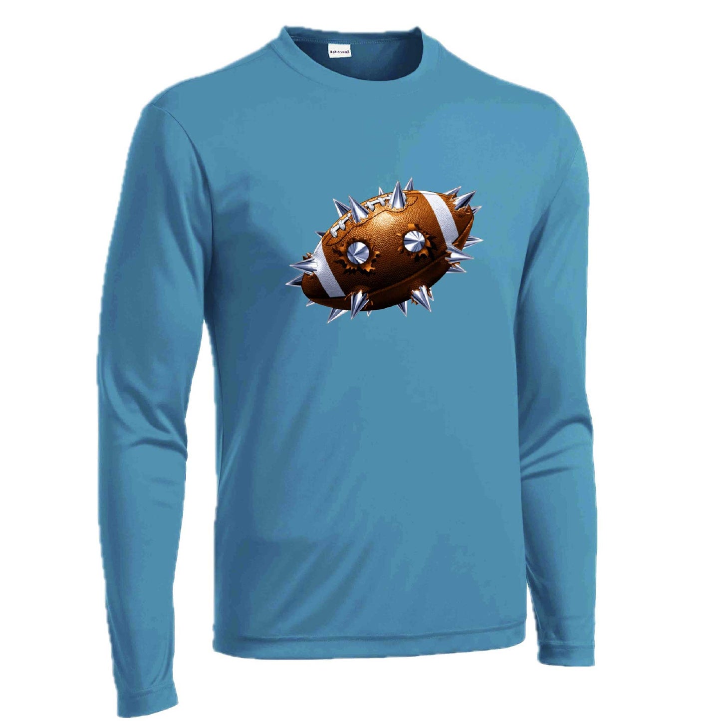 Spiked Football | Men's Long Sleeve Football Shirt | 100% Polyester