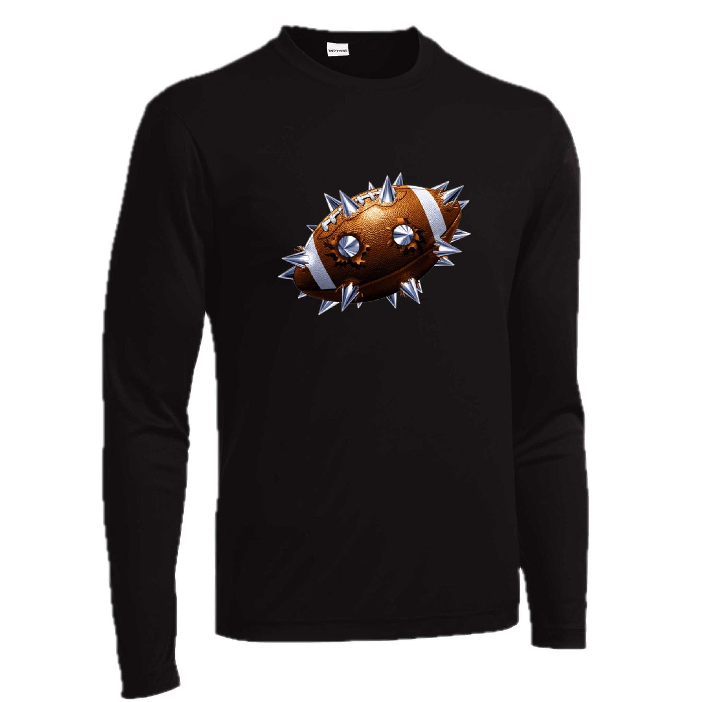 Spiked Football | Men's Long Sleeve Football Shirt | 100% Polyester