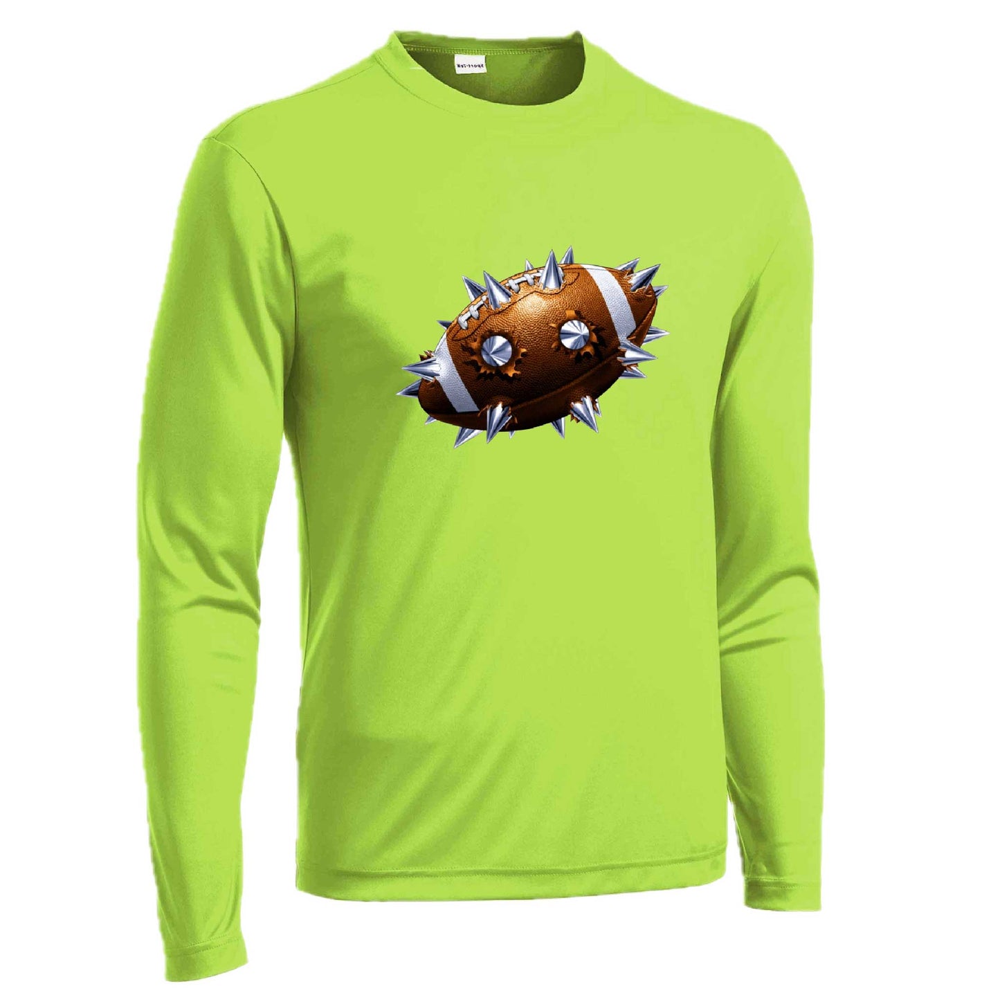 Spiked Football | Men's Long Sleeve Football Shirt | 100% Polyester