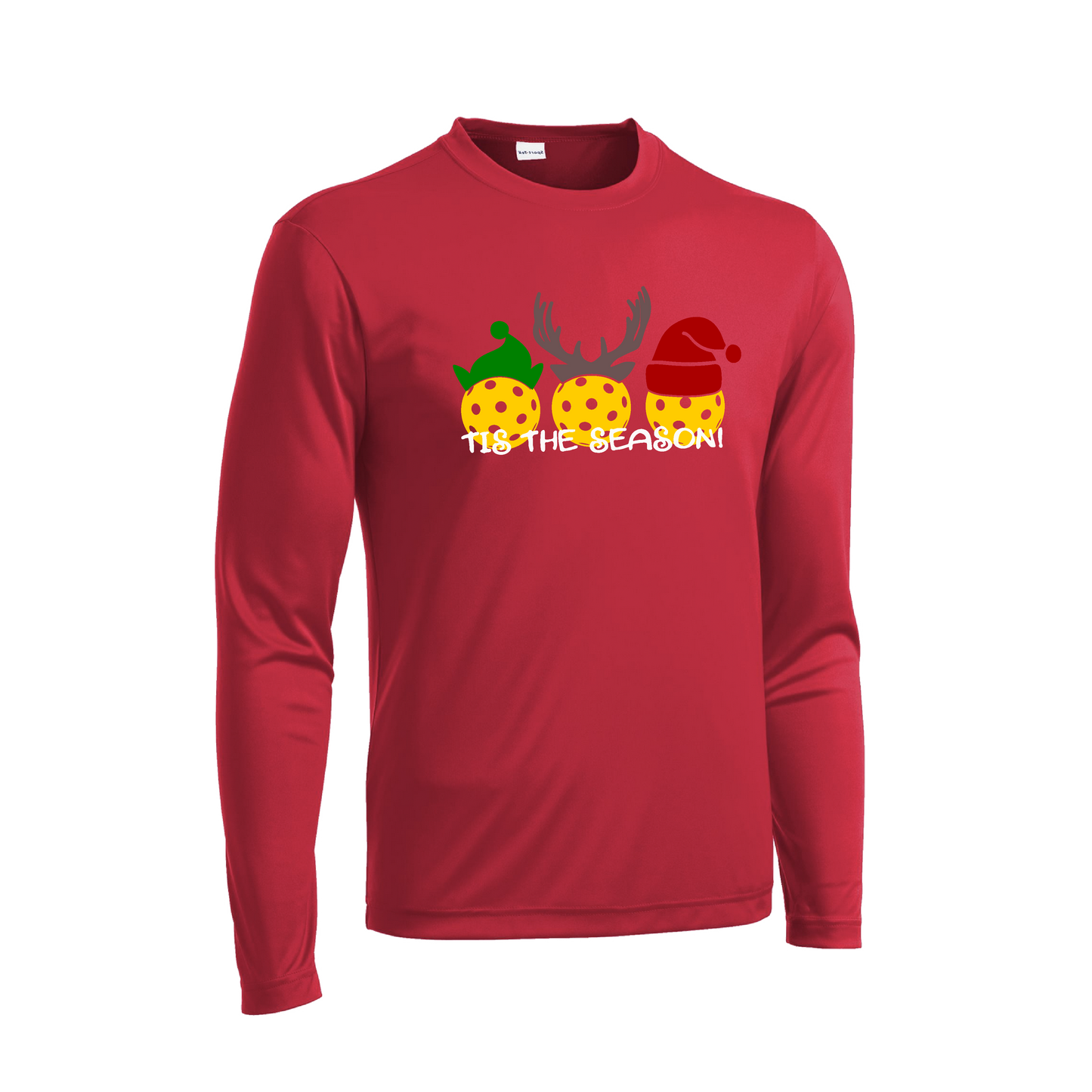 Tis the Season | Men's Long Sleeve Athletic Shirt | 100% Polyester