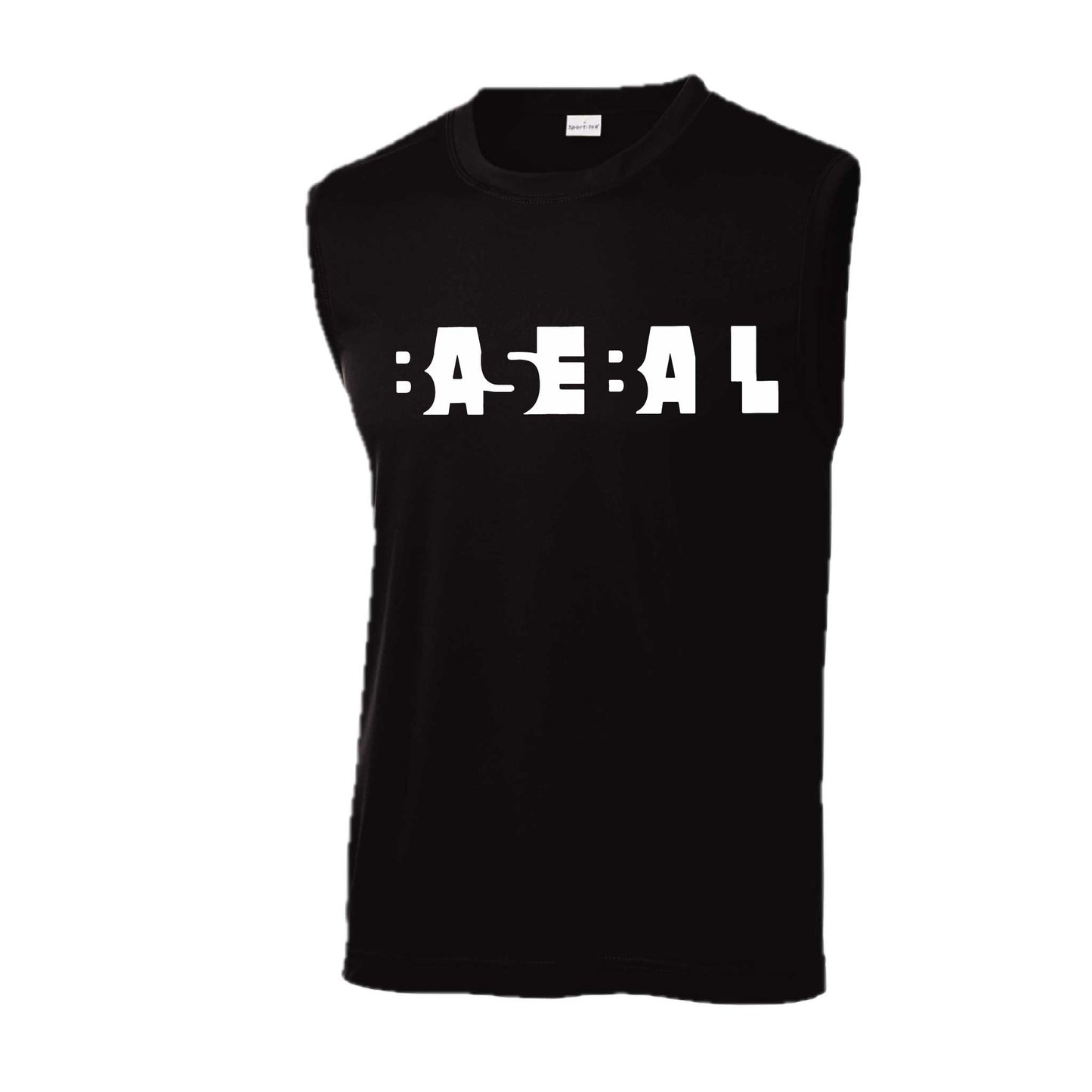 Change Up | Men's Sleeveless Athletic Baseball Performance T-Shirt | 100% Polyester