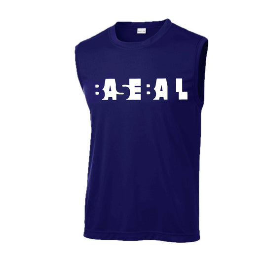 Change Up | Men's Sleeveless Athletic Baseball Performance T-Shirt | 100% Polyester