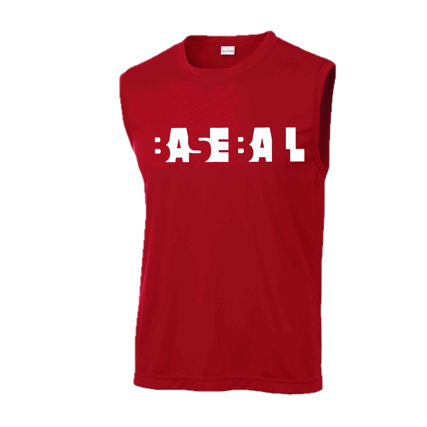 Change Up | Men's Sleeveless Athletic Baseball Performance T-Shirt | 100% Polyester