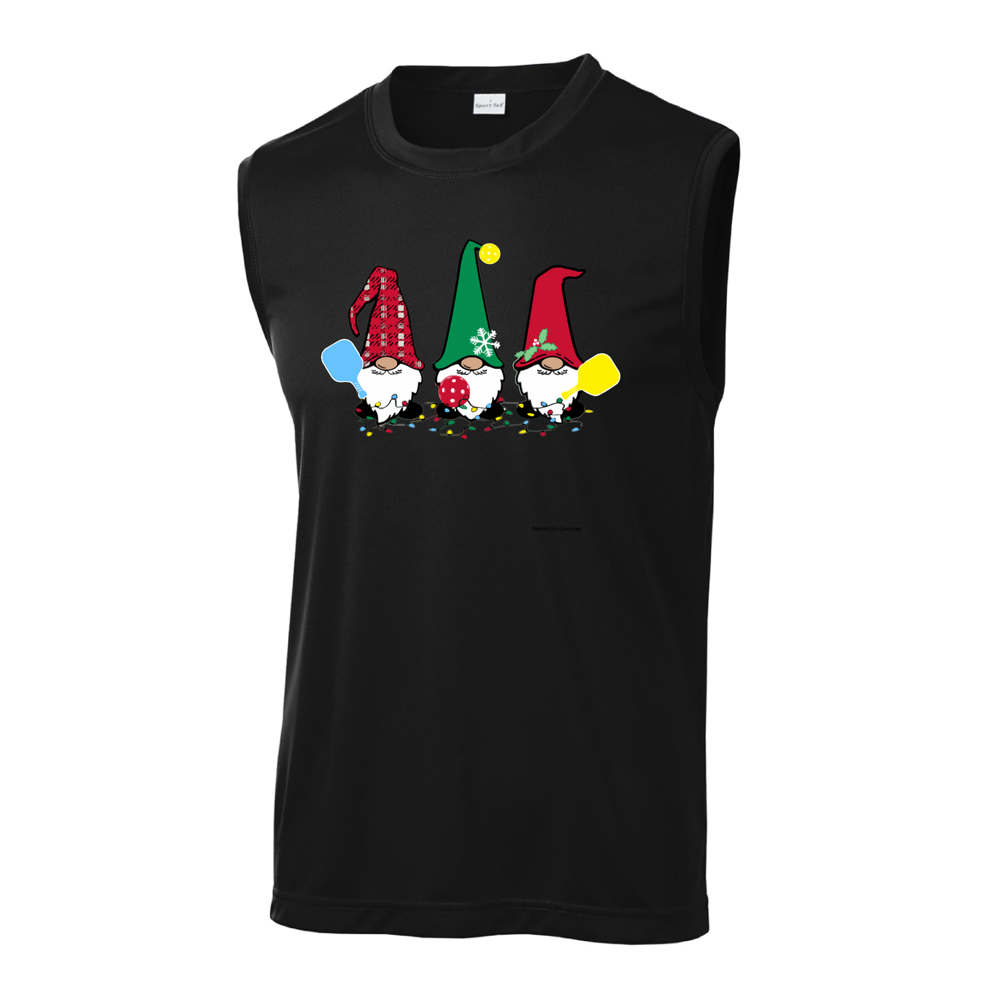 Christmas Gnomes | Men's Sleeveless Athletic Shirt | 100% Polyester