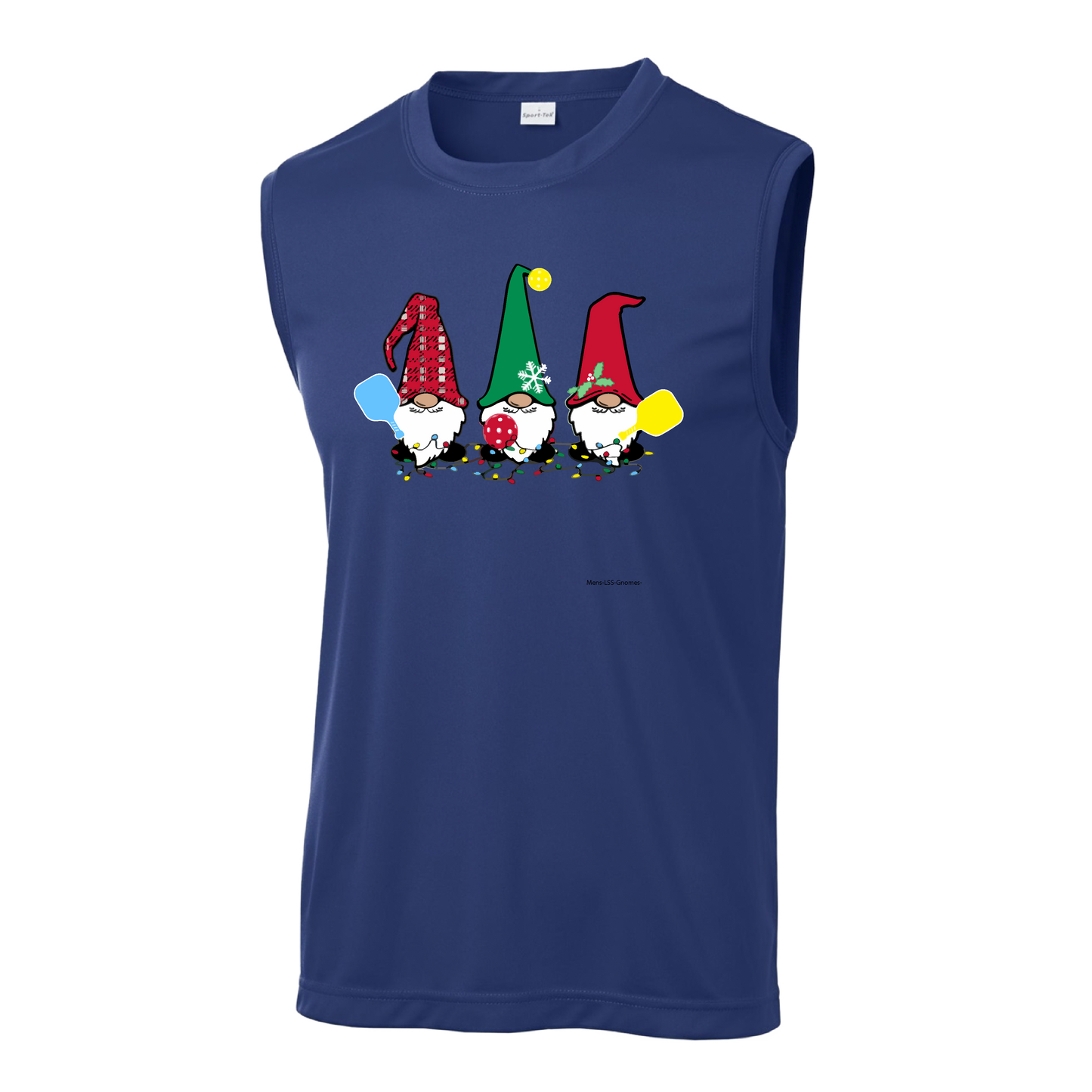 Christmas Gnomes | Men's Sleeveless Athletic Shirt | 100% Polyester