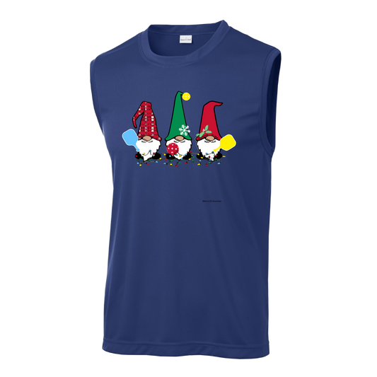 Christmas Gnomes | Men's Sleeveless Athletic Shirt | 100% Polyester