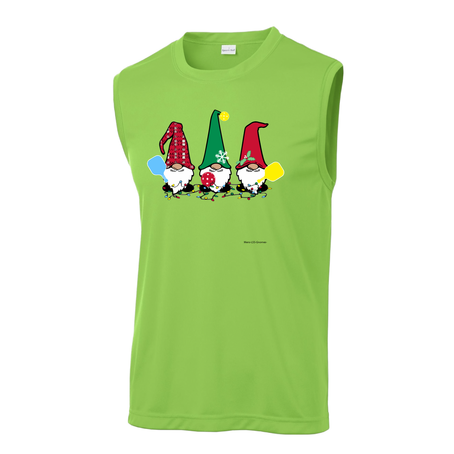 Christmas Gnomes | Men's Sleeveless Athletic Shirt | 100% Polyester