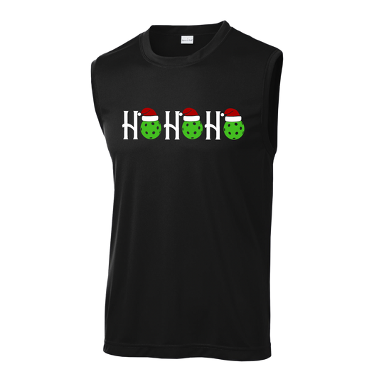 Ho Ho Ho | Men's Sleeveless Athletic Shirt | 100% Polyester