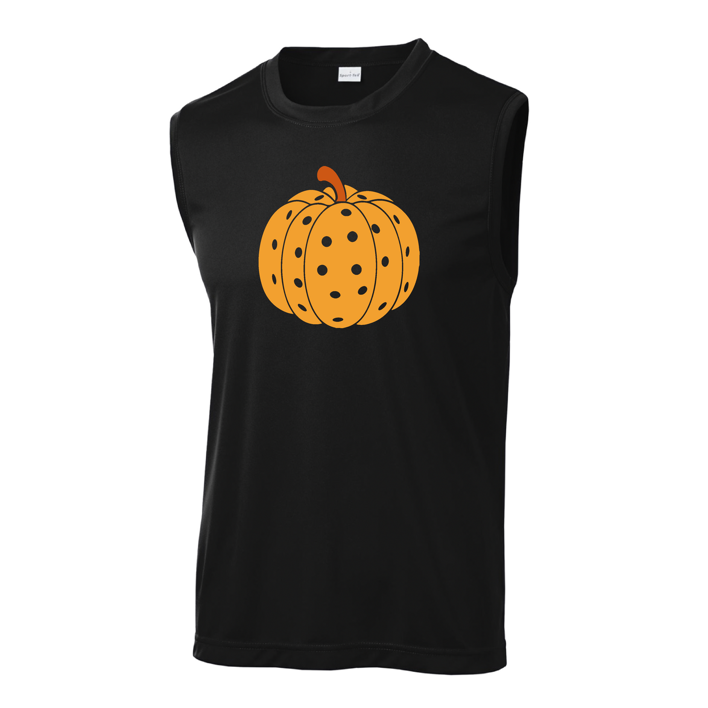 Pumpkin Pickleball | Men's Sleeveless Athletic Shirt | 100% Polyester