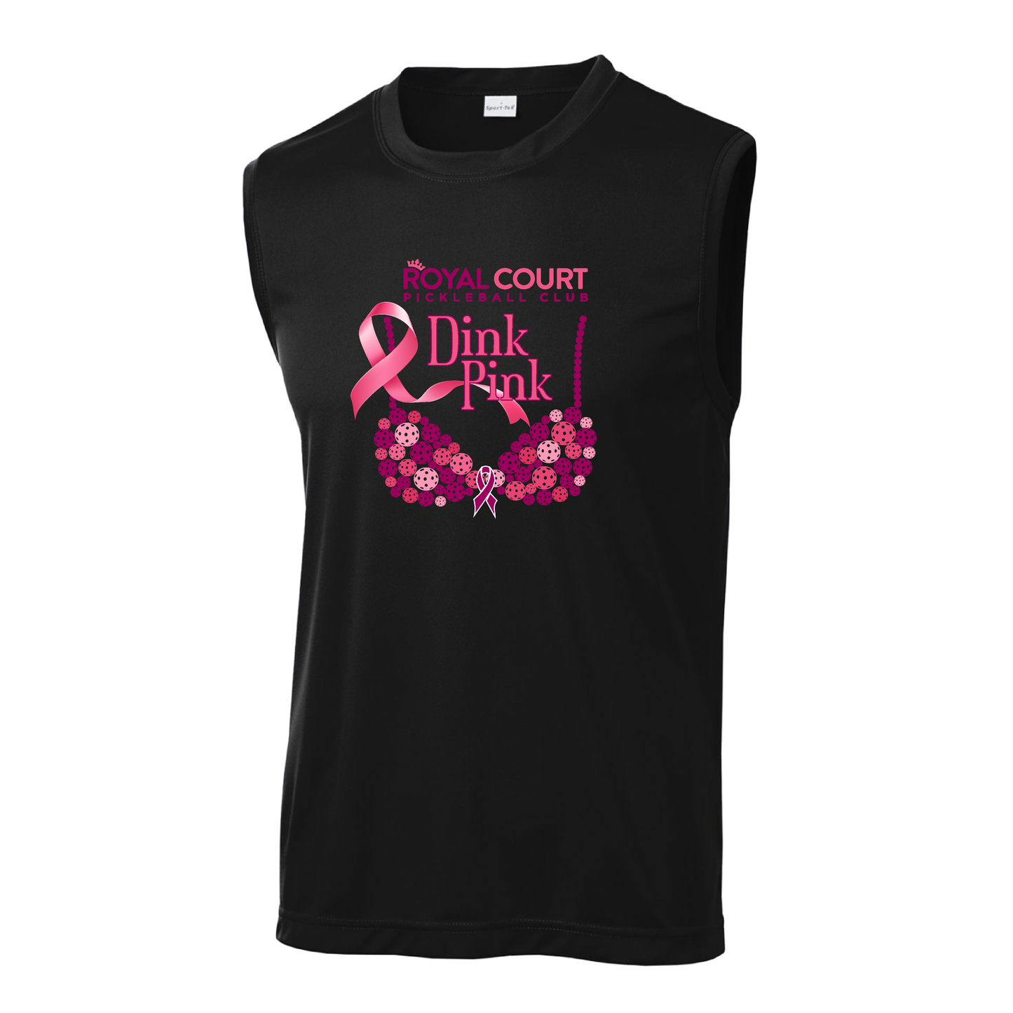 Royal Court Dink Pink | Men's Sleeveless Athletic Shirt | 100% Polyester