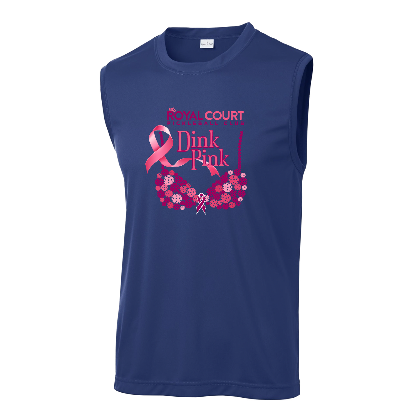 Royal Court Dink Pink | Men's Sleeveless Athletic Shirt | 100% Polyester