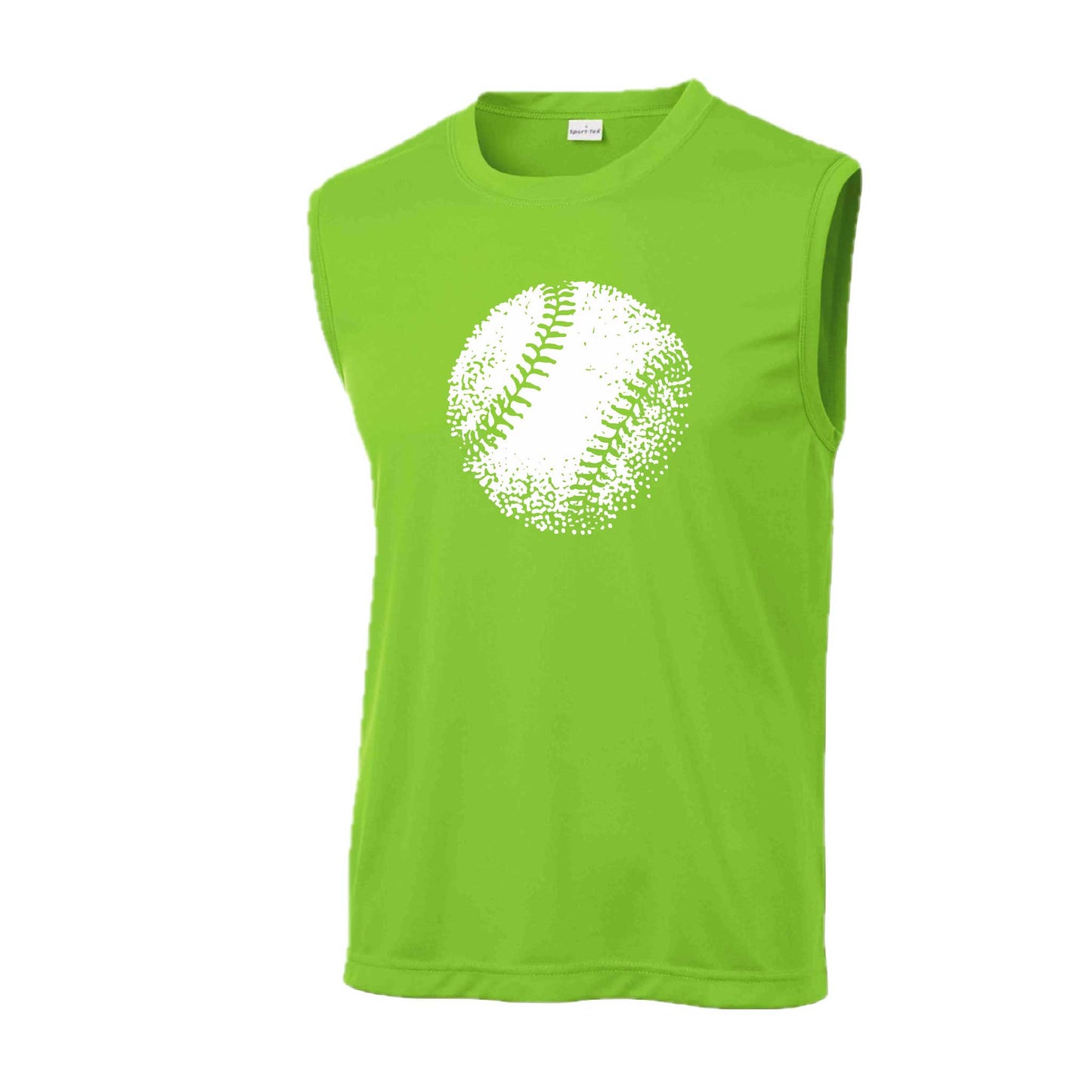 Retro Baseball | Men's Sleeveless Athletic Baseball Performance T-Shirt | 100% Polyester