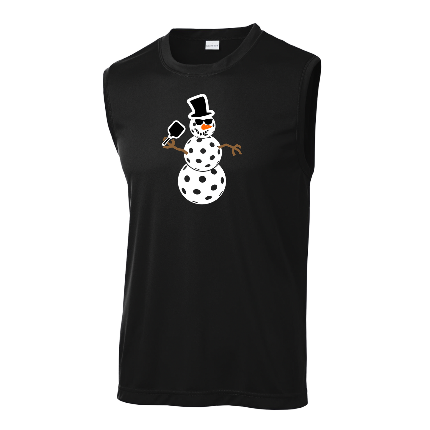 Snowman | Men's Sleeveless Athletic Shirt | 100% Polyester