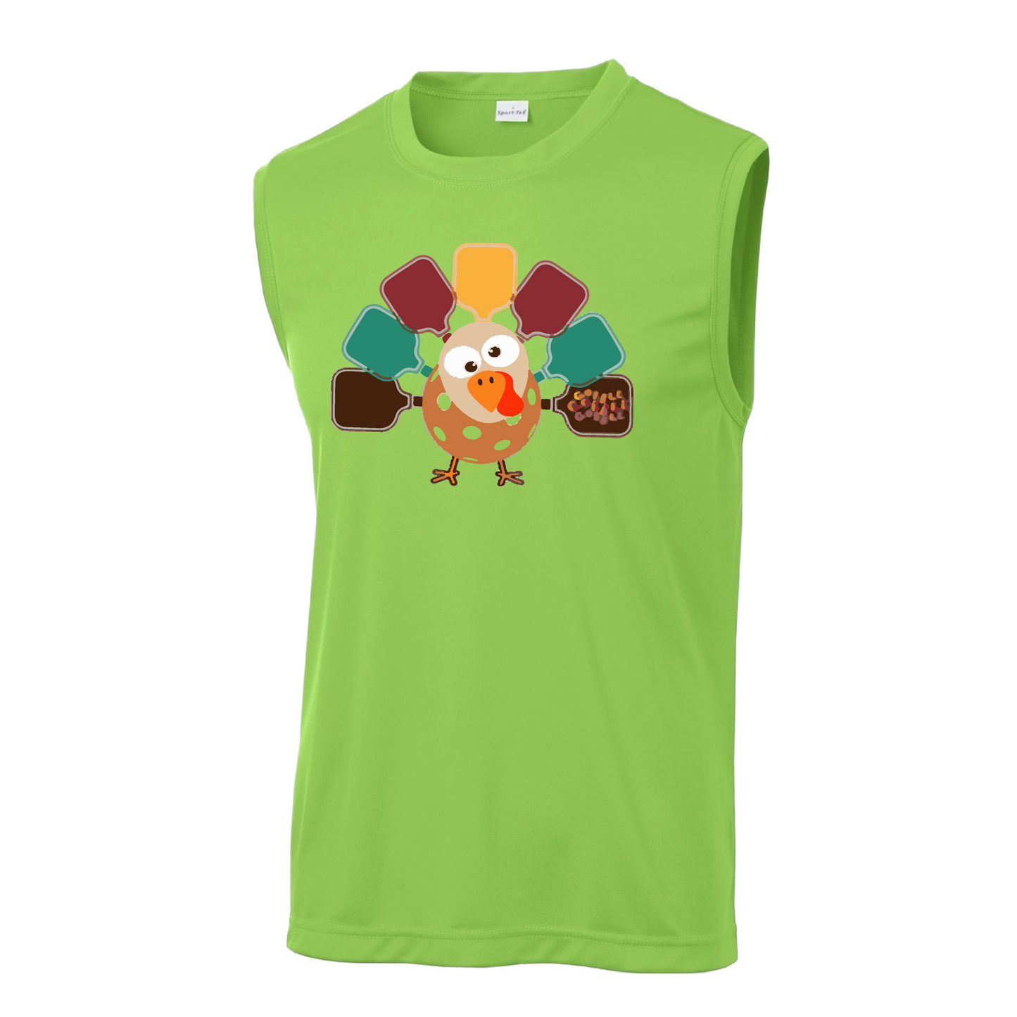 Turkey Pickleball | Men's Sleeveless Athletic Shirt | 100% Polyester