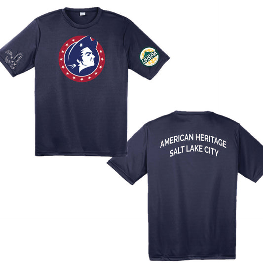 American Heritage High Salt Lake City USHPA | Men's Short Sleeve Crewneck T-Shirts | 100% Polyester