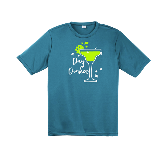 Day Dinker Pickleball Lime | Men's Short Sleeve Athletic Shirt | 100% Polyester