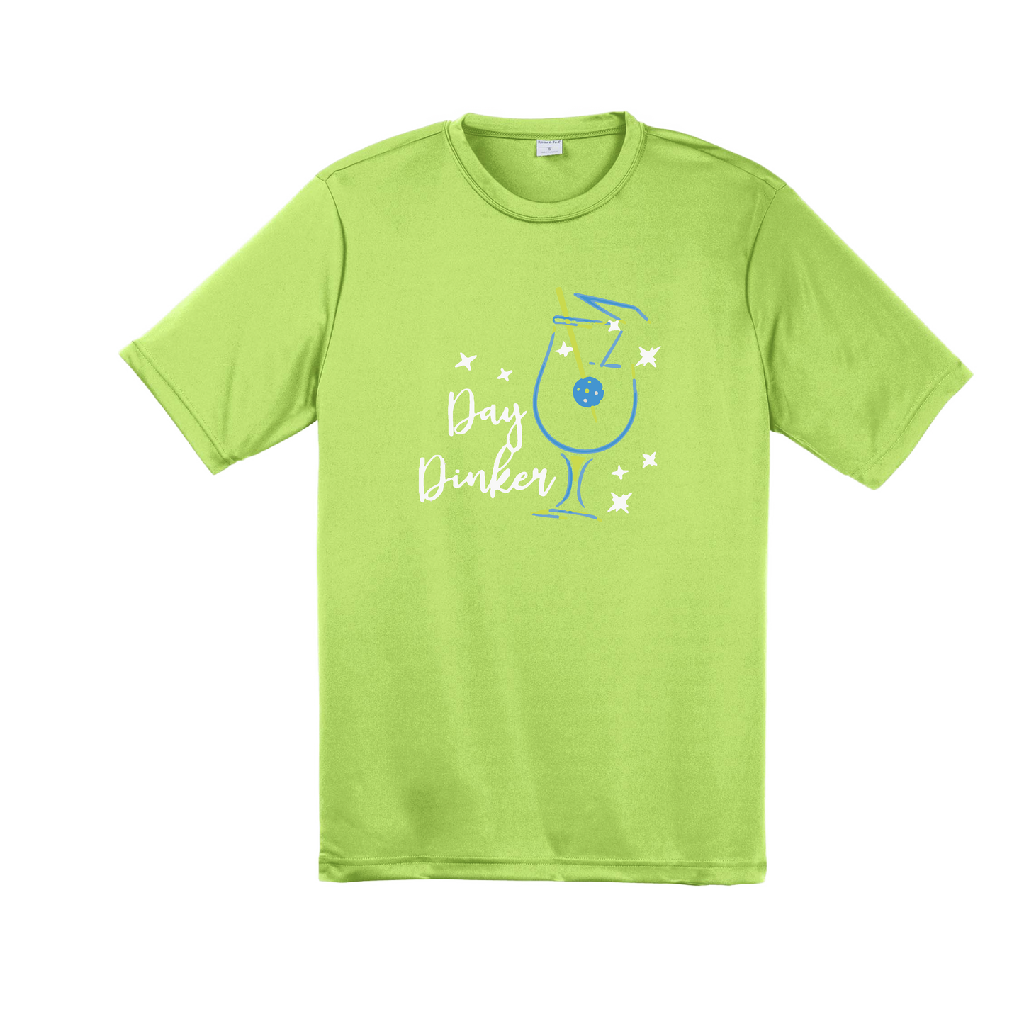 Day Dinker Pickleball Olive | Men's Short Sleeve Athletic Shirt | 100% Polyester