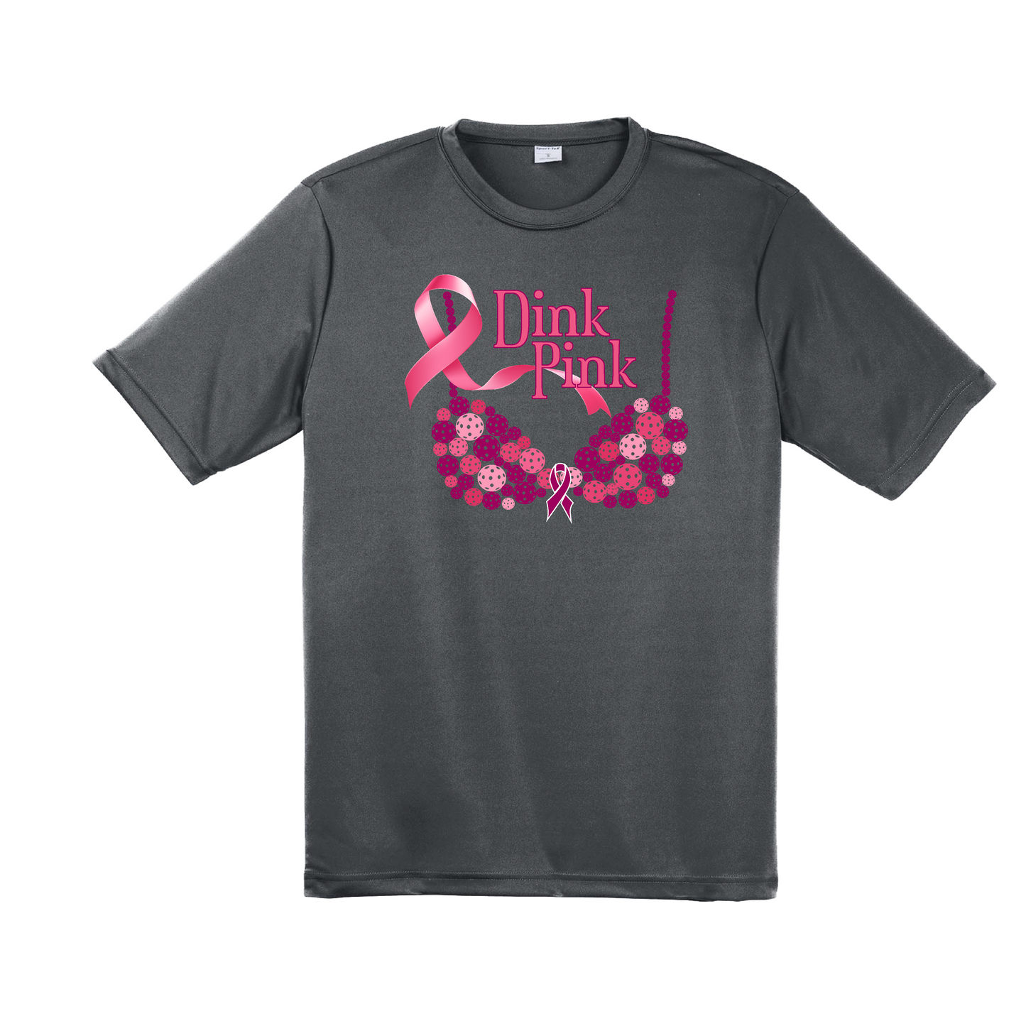 Dink Pink | Men's Short Sleeve Athletic Shirt | 100% Polyester