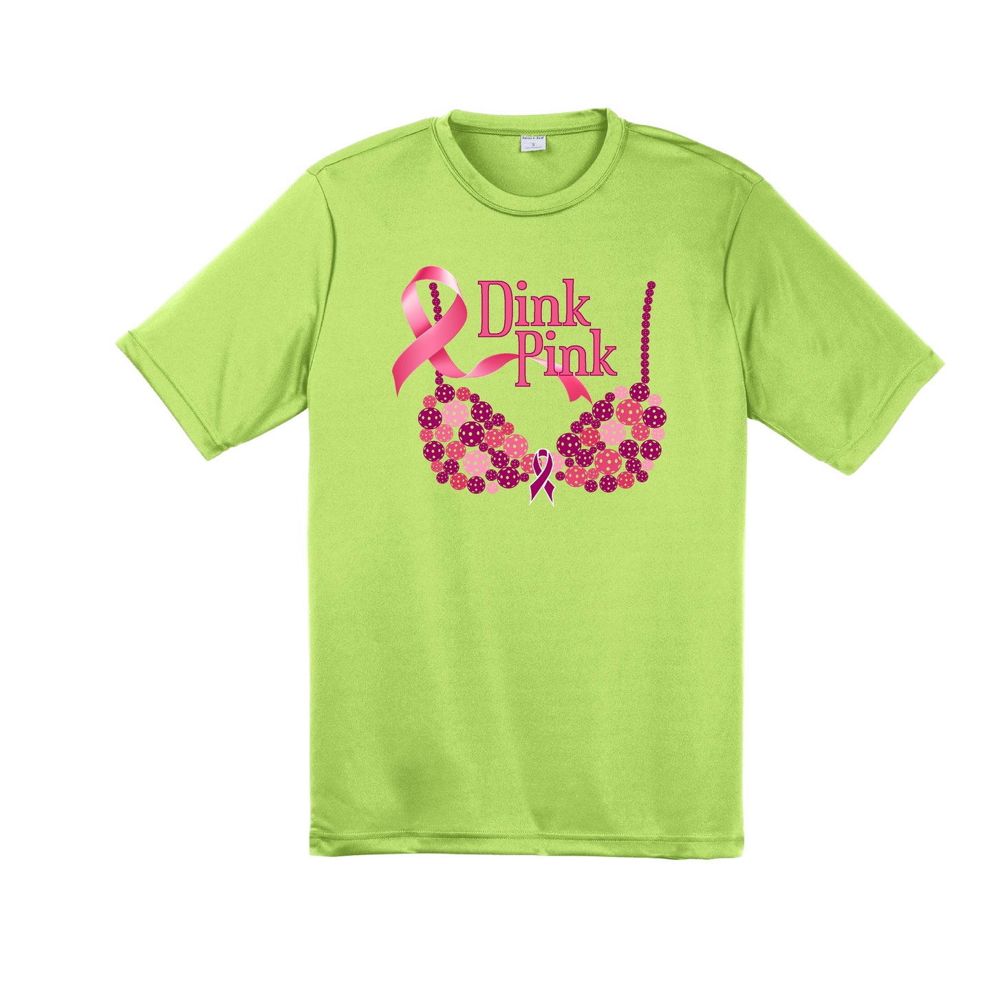 Dink Pink | Men's Short Sleeve Athletic Shirt | 100% Polyester