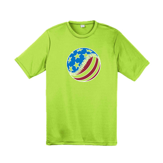 Fastball | Men's Short Sleeve Athletic Baseball Performance T-Shirt | 100% Polyester