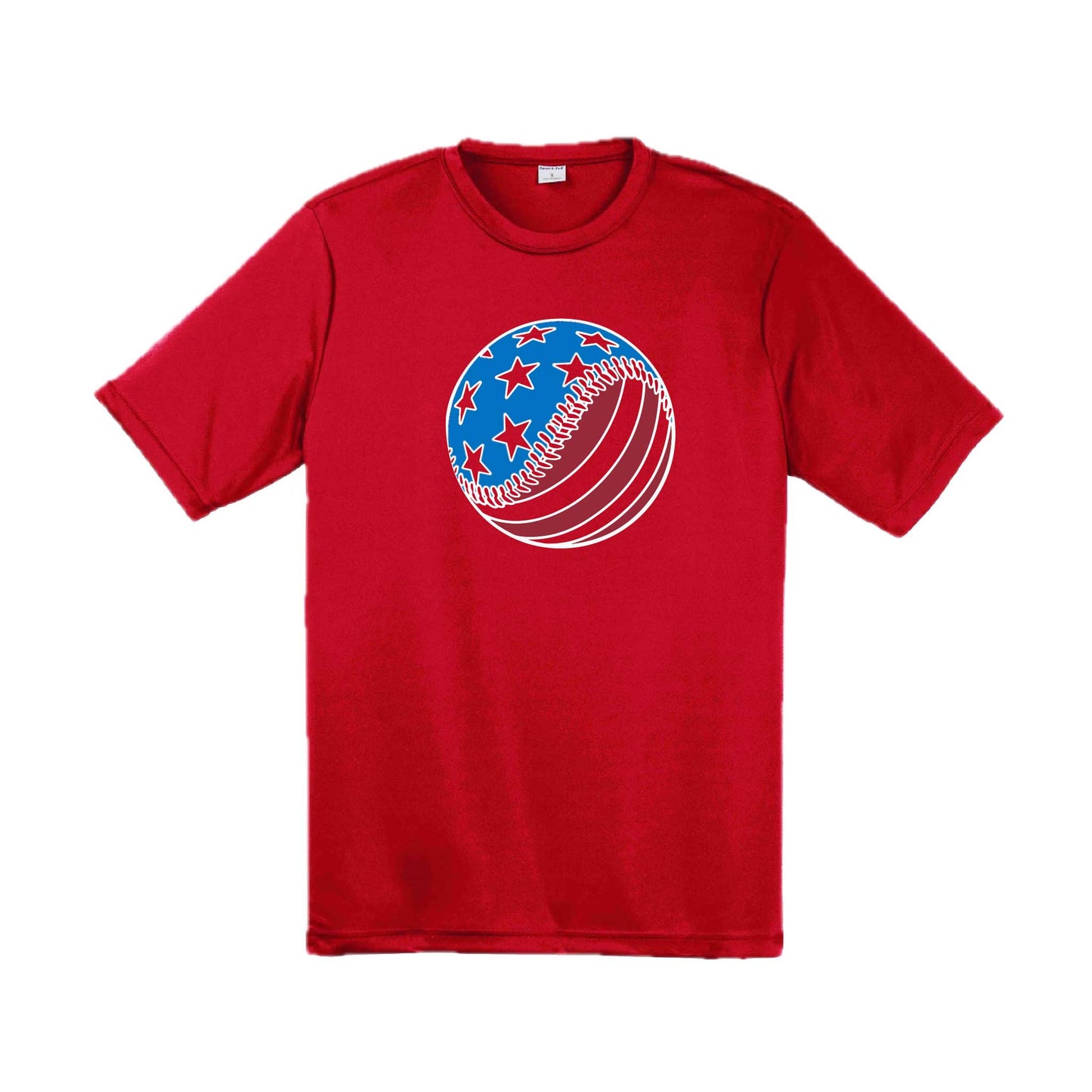 Fastball | Men's Short Sleeve Athletic Baseball Performance T-Shirt | 100% Polyester