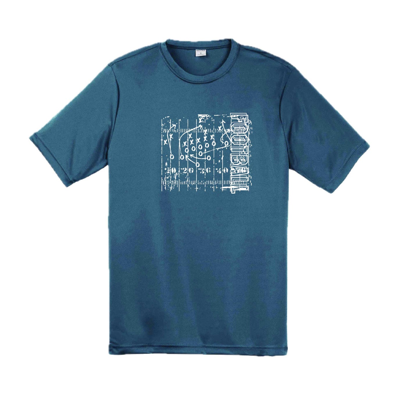 Football Field | Men's Short Sleeve Football T-Shirt | 100% Polyester