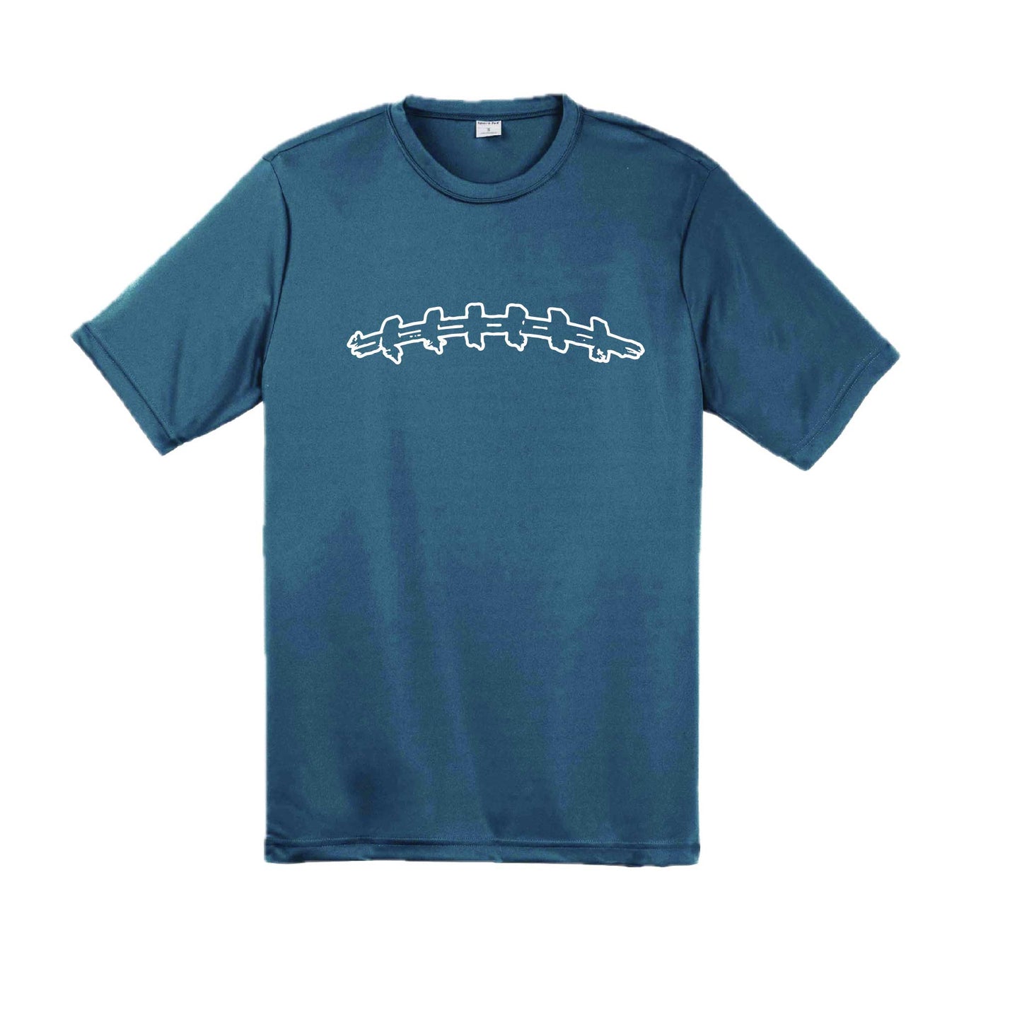 Football Laces | Men's Short Sleeve Football T-Shirt | 100% Polyester