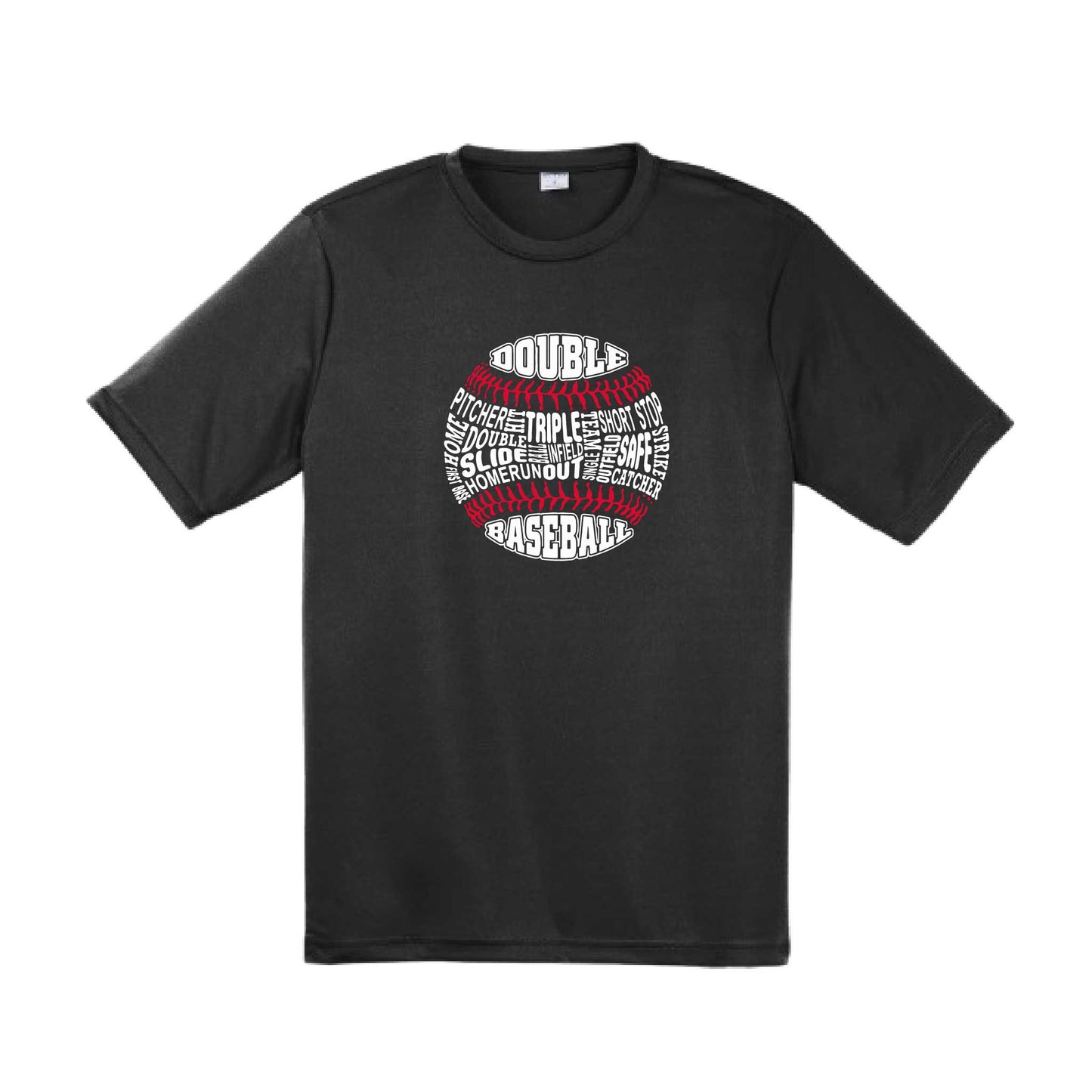 Grand Slam | Men's Short Sleeve Athletic Baseball Performance T-Shirt | 100% Polyester