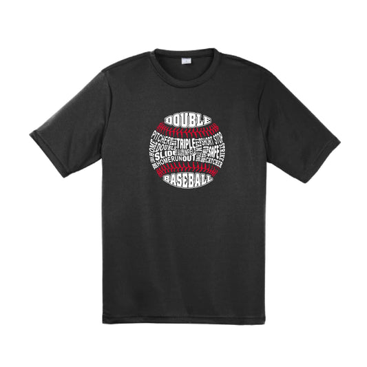 Grand Slam | Men's Short Sleeve Athletic Baseball Performance T-Shirt | 100% Polyester