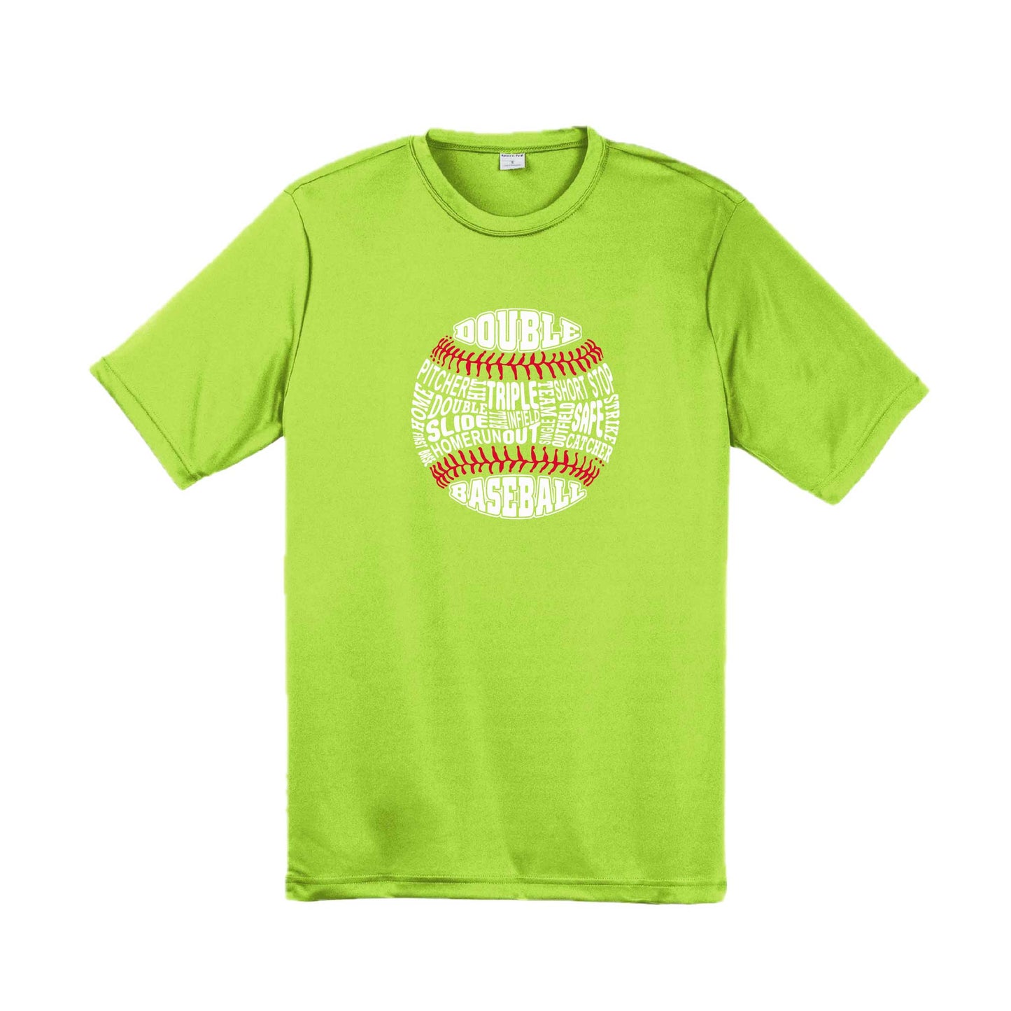 Grand Slam | Men's Short Sleeve Athletic Baseball Performance T-Shirt | 100% Polyester